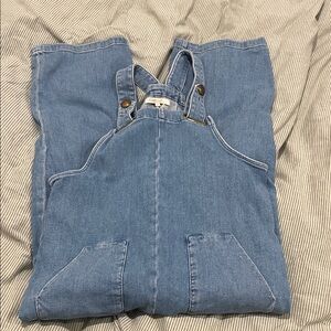 Maje Light Blue Denim Overalls